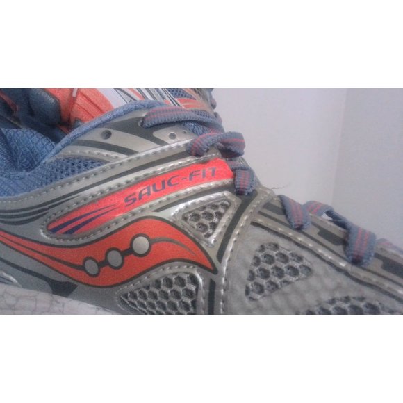 Saucony Omni 4 Running Shoe Silver/Color/Blue size 9.5 (USA) - Picture 8 of 8